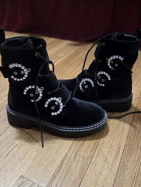 River Island Lace Up Boots